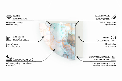Plaque verre pour poêle Nuances de planches dans une combinaison unique