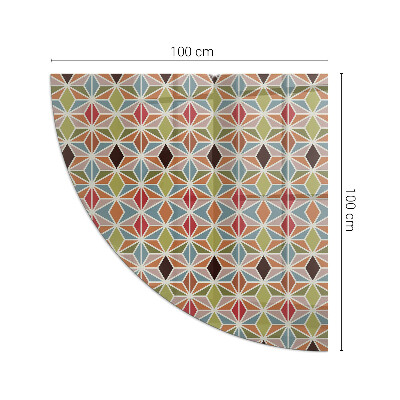 Plaque verre pour poêle Grilles géométriques en formes