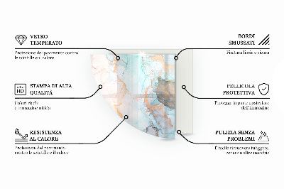 Plaque verre pour poêle Texture béton dans une version moderne