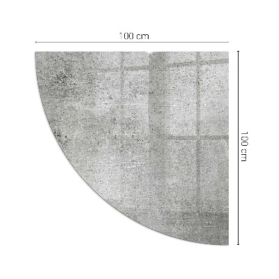 Plaque verre pour poêle Texture béton dans une version moderne