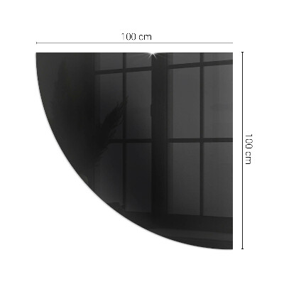 Plaque verre pour poêle Couleur graphite foncé