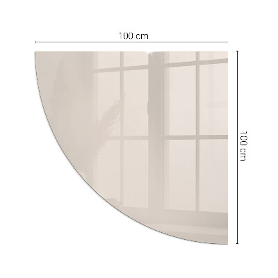 Plaque verre pour poêle Couleur rose pâle