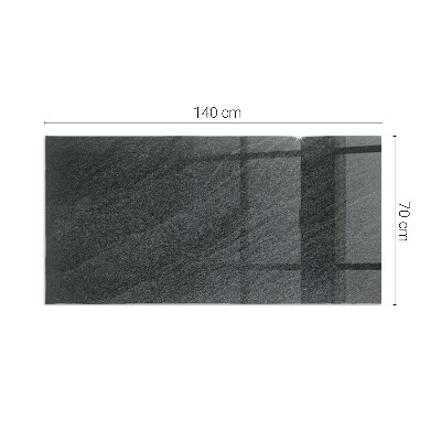 Plaque de sol en verre pour poêle Aspect de la pierre brute