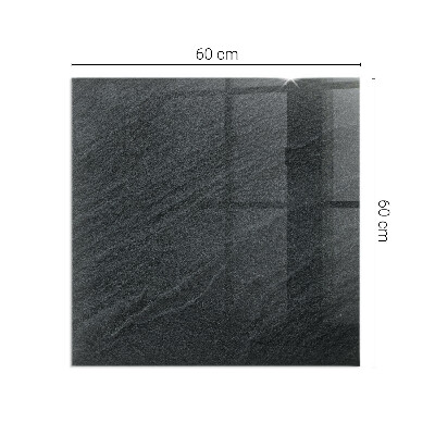Plaque de sol en verre pour poêle Aspect de la pierre brute