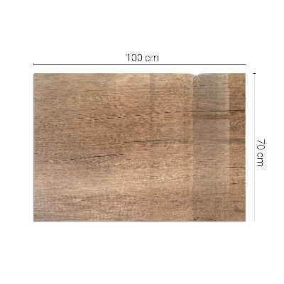 Plaque de sol en verre pour poêle Bois dans un style naturel