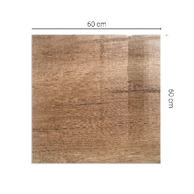 Plaque de sol en verre pour poêle Bois dans un style naturel