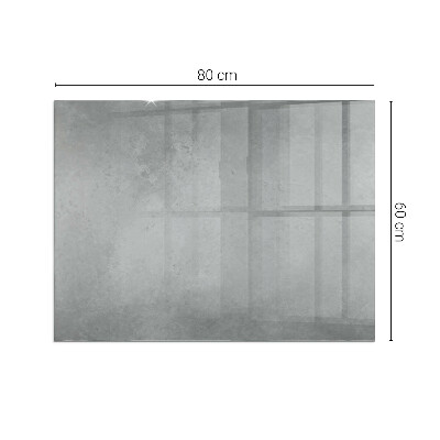 Plaque de sol en verre pour poêle Style effet béton