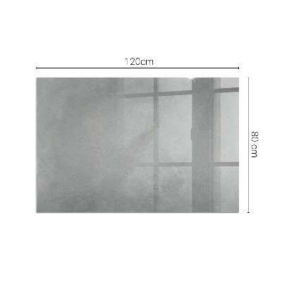 Plaque de sol en verre pour poêle Style effet béton