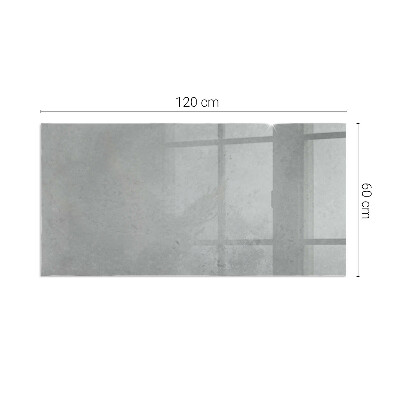 Plaque de sol en verre pour poêle Style effet béton