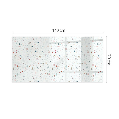 Plaque de sol en verre pour poêle Micro formes en harmonie subtile