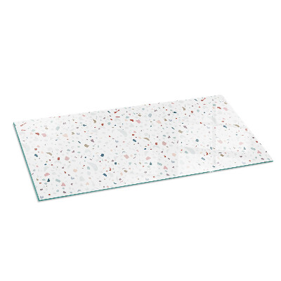 Plaque de sol en verre pour poêle Micro formes en harmonie subtile