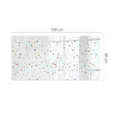 Plaque de sol en verre pour poêle Micro formes en harmonie subtile