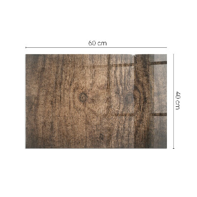 Plaque de sol en verre pour poêle Bois dans un style naturel