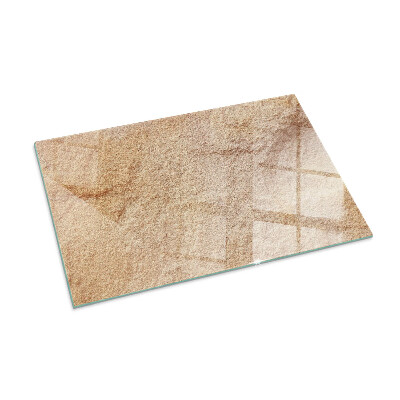 Plaque de sol en verre pour poêle Motif de pierre authentique