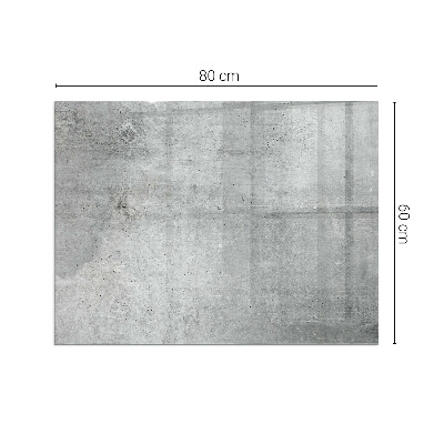 Plaque de sol en verre pour poêle Motif béton brut