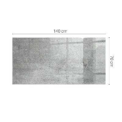 Plaque de sol en verre pour poêle Motif béton brut