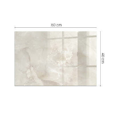 Plaque de sol en verre pour poêle Style avec un motif en marbre