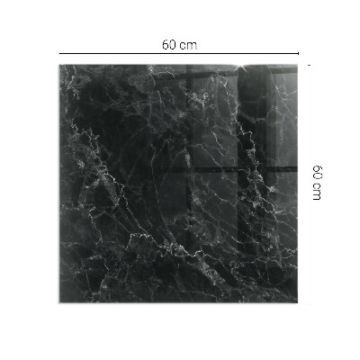 Plaque de sol en verre pour poêle Design classique en marbre