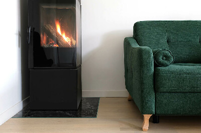 Plaque de sol en verre pour poêle Design classique en marbre