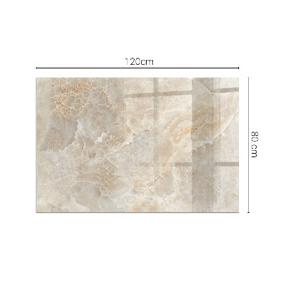 Plaque de sol en verre pour poêle Motif de pierre de style organique