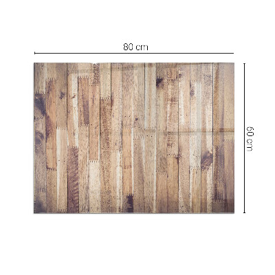Plaque de sol en verre pour poêle Motif de planche dans un arrangement harmonieux