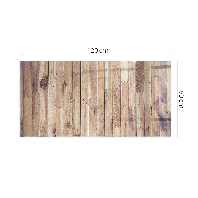 Plaque de sol en verre pour poêle Motif de planche dans un arrangement harmonieux