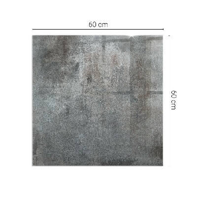 Plaque de sol en verre pour poêle Styliser la surface brute