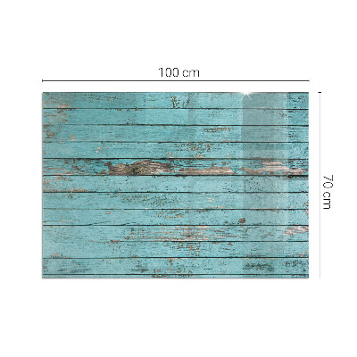 Plaque de sol en verre pour poêle Esthétique rustique des planches du produit