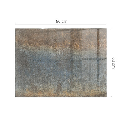 Plaque de sol en verre pour poêle Motif abstrait avec une structure unique