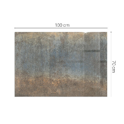 Plaque de sol en verre pour poêle Motif abstrait avec une structure unique