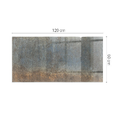 Plaque de sol en verre pour poêle Motif abstrait avec une structure unique