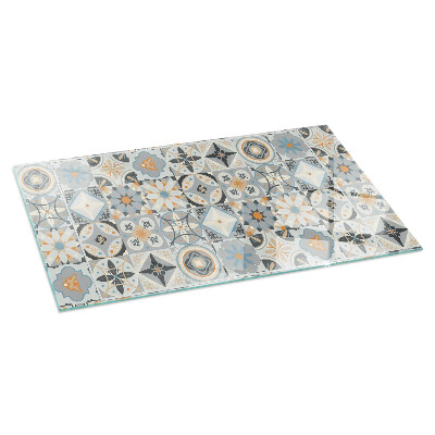 Plaque de sol en verre pour poêle Motifs de carreaux de mosaïque