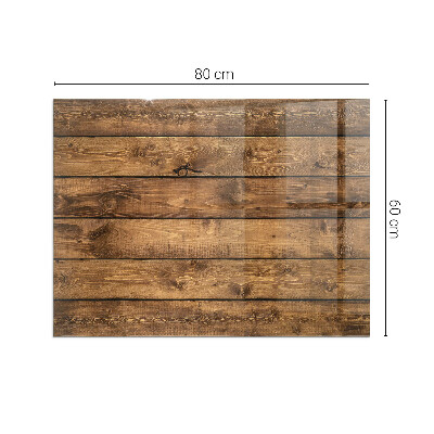 Plaque de sol en verre pour poêle Motifs de grain de bois