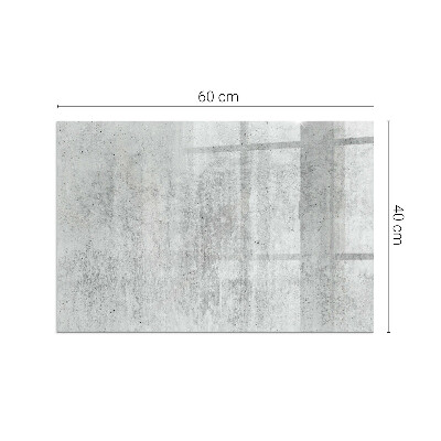 Plaque de sol en verre pour poêle Texture béton dans un style industriel