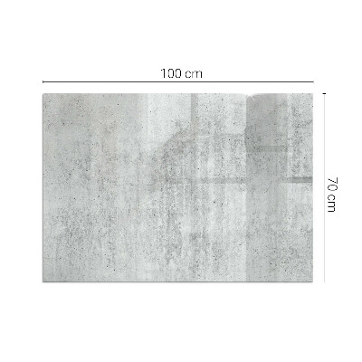 Plaque de sol en verre pour poêle Texture béton dans un style industriel