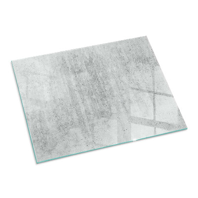 Plaque de sol en verre pour poêle Texture béton dans un style industriel