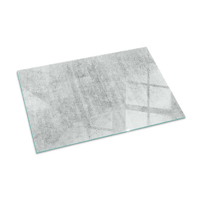 Plaque de sol en verre pour poêle Texture béton dans un style industriel