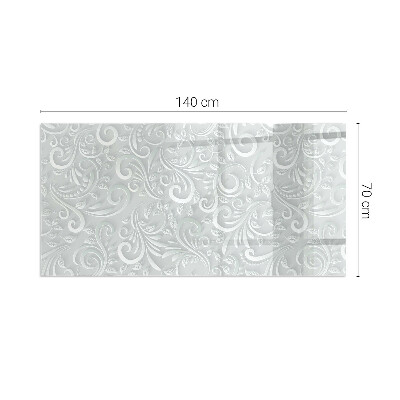 Plaque de sol en verre pour poêle Conception sophistiquée des plantes