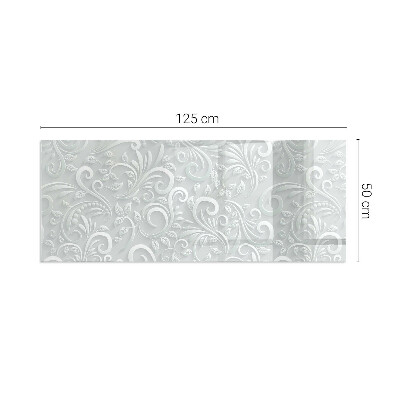 Plaque de sol en verre pour poêle Conception sophistiquée des plantes