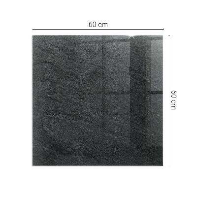Plaque de sol en verre pour poêle Motif de pavage en pierre