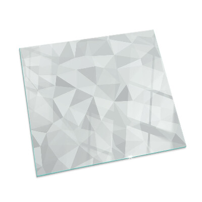 Plaque de sol en verre pour poêle Conception abstraite dans les formes