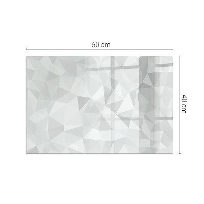 Plaque de sol en verre pour poêle Conception abstraite dans les formes