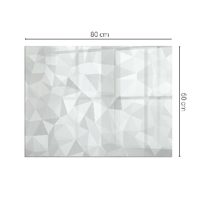 Plaque de sol en verre pour poêle Conception abstraite dans les formes