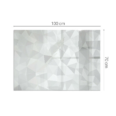 Plaque de sol en verre pour poêle Conception abstraite dans les formes