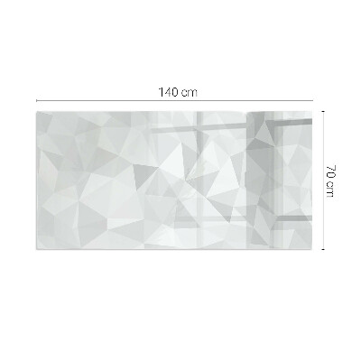 Plaque de sol en verre pour poêle Conception abstraite dans les formes