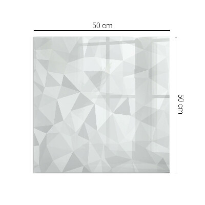 Plaque de sol en verre pour poêle Conception abstraite dans les formes