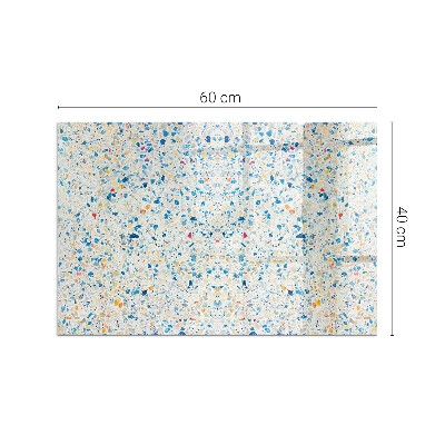 Plaque de sol en verre pour poêle Design moderne avec structure