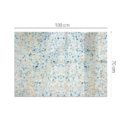 Plaque de sol en verre pour poêle Design moderne avec structure