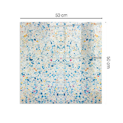 Plaque de sol en verre pour poêle Design moderne avec structure