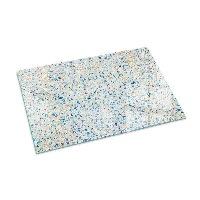 Plaque de sol en verre pour poêle Design moderne avec structure